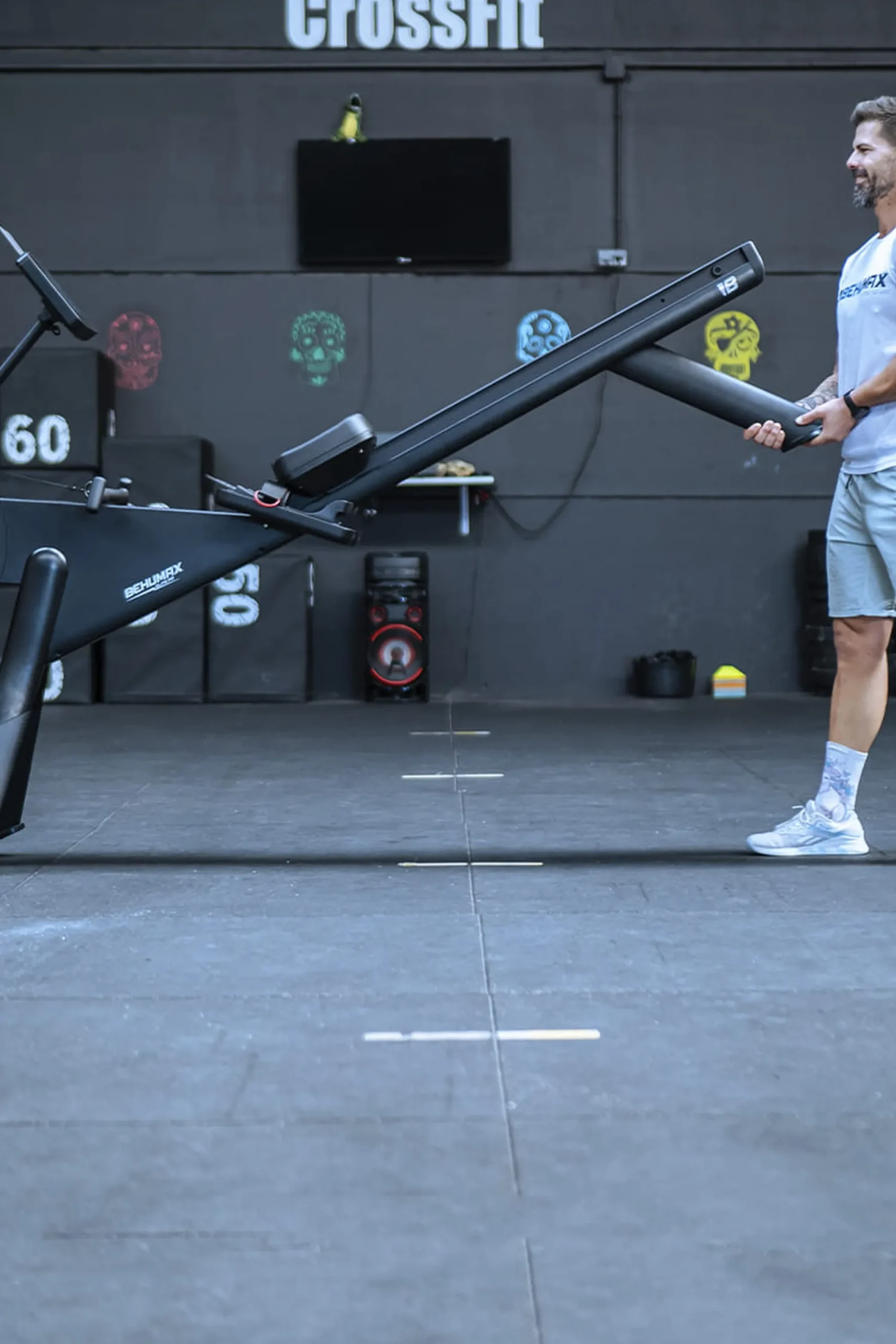 Máquina De Remo Behumax Rower Endurance Pro