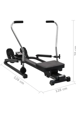 Máquina De Remo Vidaxl Resistencia Hidráulica 5
