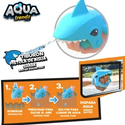 Máscara De Buceo Y Lanzador De Agua Tiburón Aqua Trenz