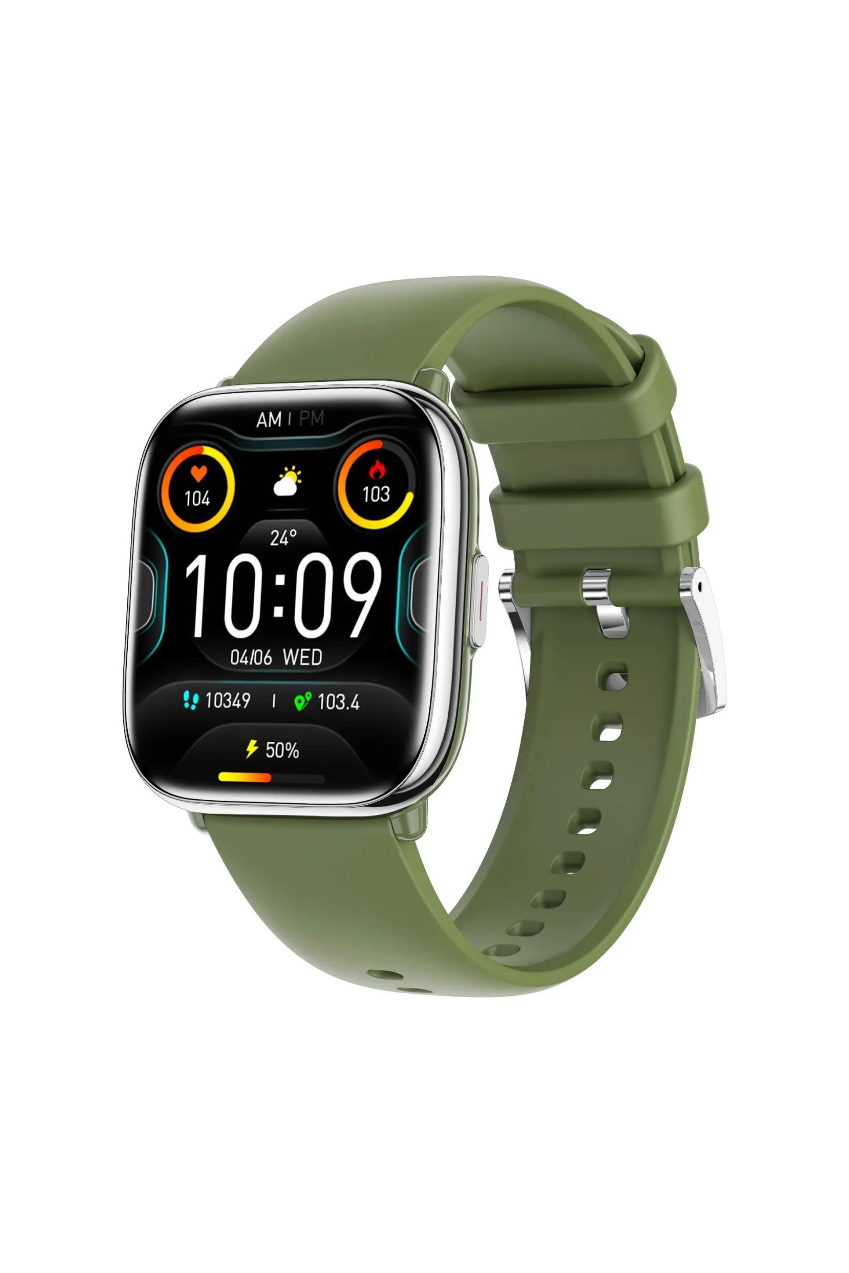 Myphone Watch Pastel Silver Green