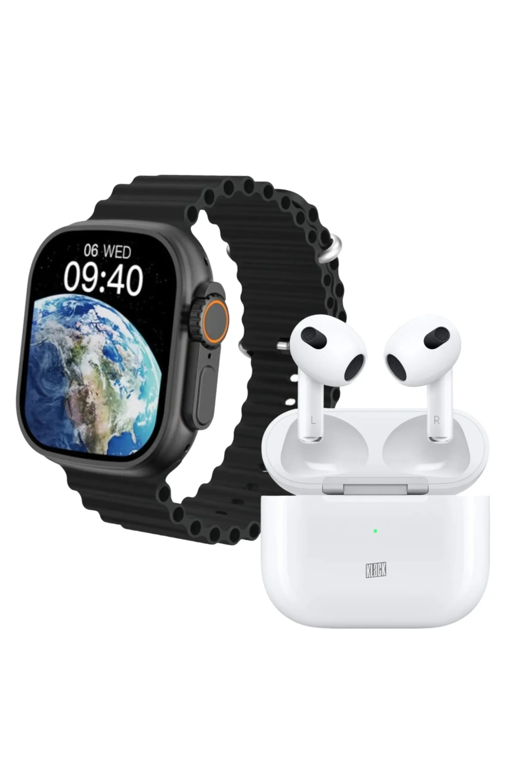 Pack Deportivo Klack Smartwatch S8ultra Y Auriculares Bluetooth Pro 6s