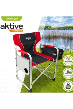 Pack 2 Sillas Camping Director C/mesa Y Bolsa Térmica Aktive