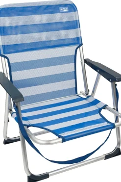 Pack 2 Sillas De Playa Fijas Y Plegables A Rayas Aktive