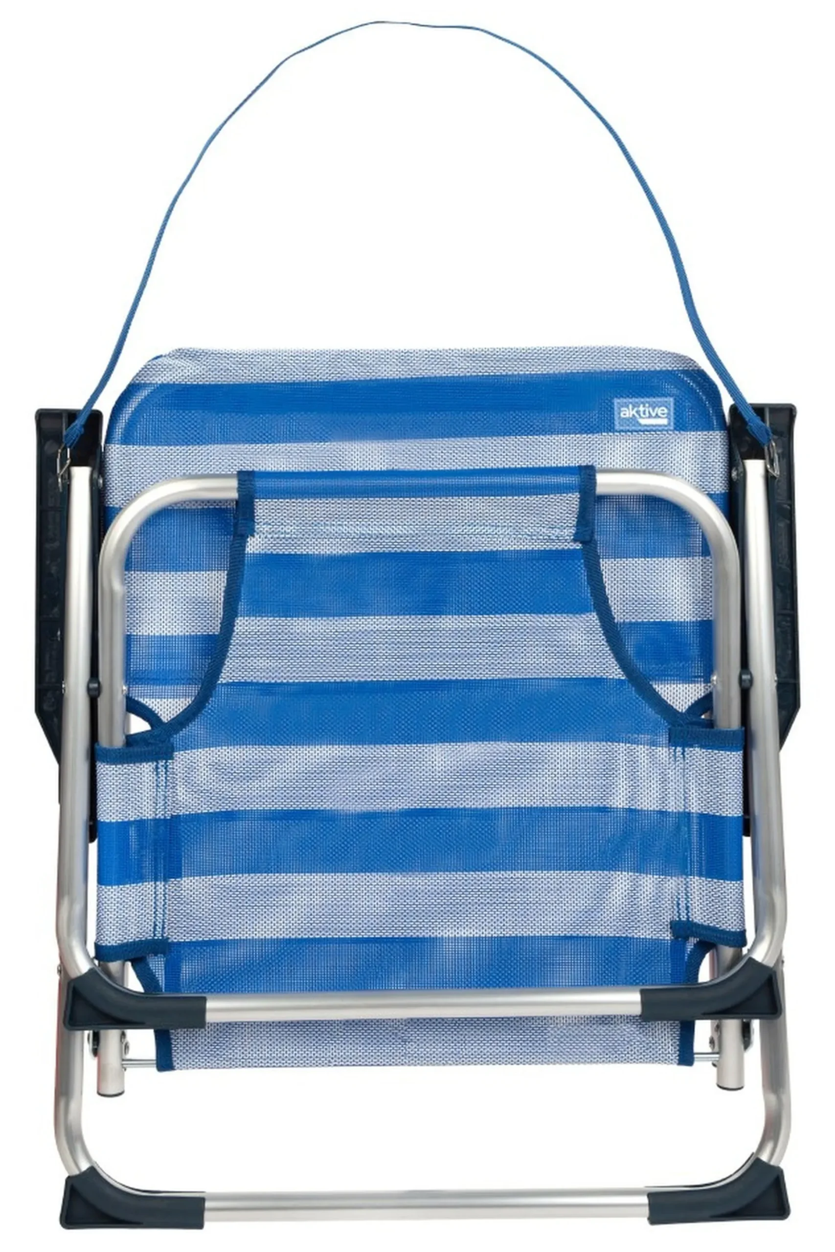 Pack 2 Sillas De Playa Fijas Y Plegables A Rayas Aktive