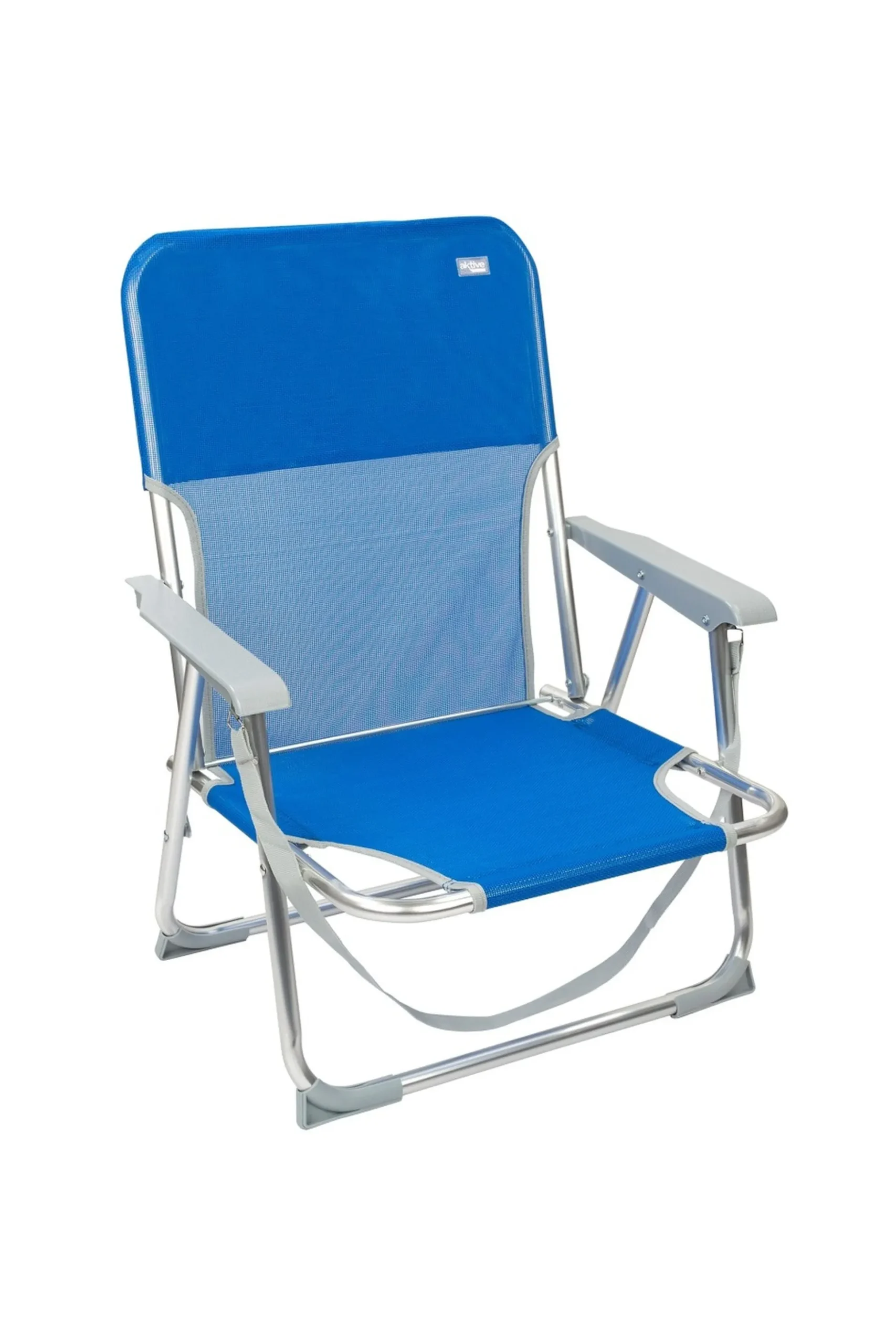 Pack 2 Sillas De Playa Plegables C/respaldo Fijo Aktive