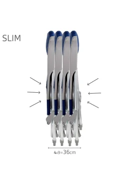 Pack 2 Sillas Playa Multiposición Plegado Slim C/mesa Aktive