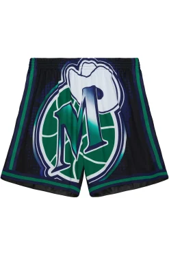 Pantalón Corto De Entrenamiento Mitchell & Ness Dallas Mavericks