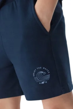 Pantalón Corto Para Niño 4f Tshom274. Navy.
