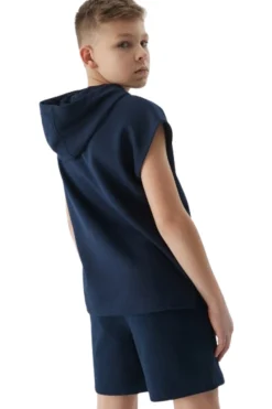 Pantalón Corto Para Niño 4f Tshom274. Navy.