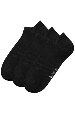 Paquete 3 Pares Calcetines Cortos Deportivos De Bambu
