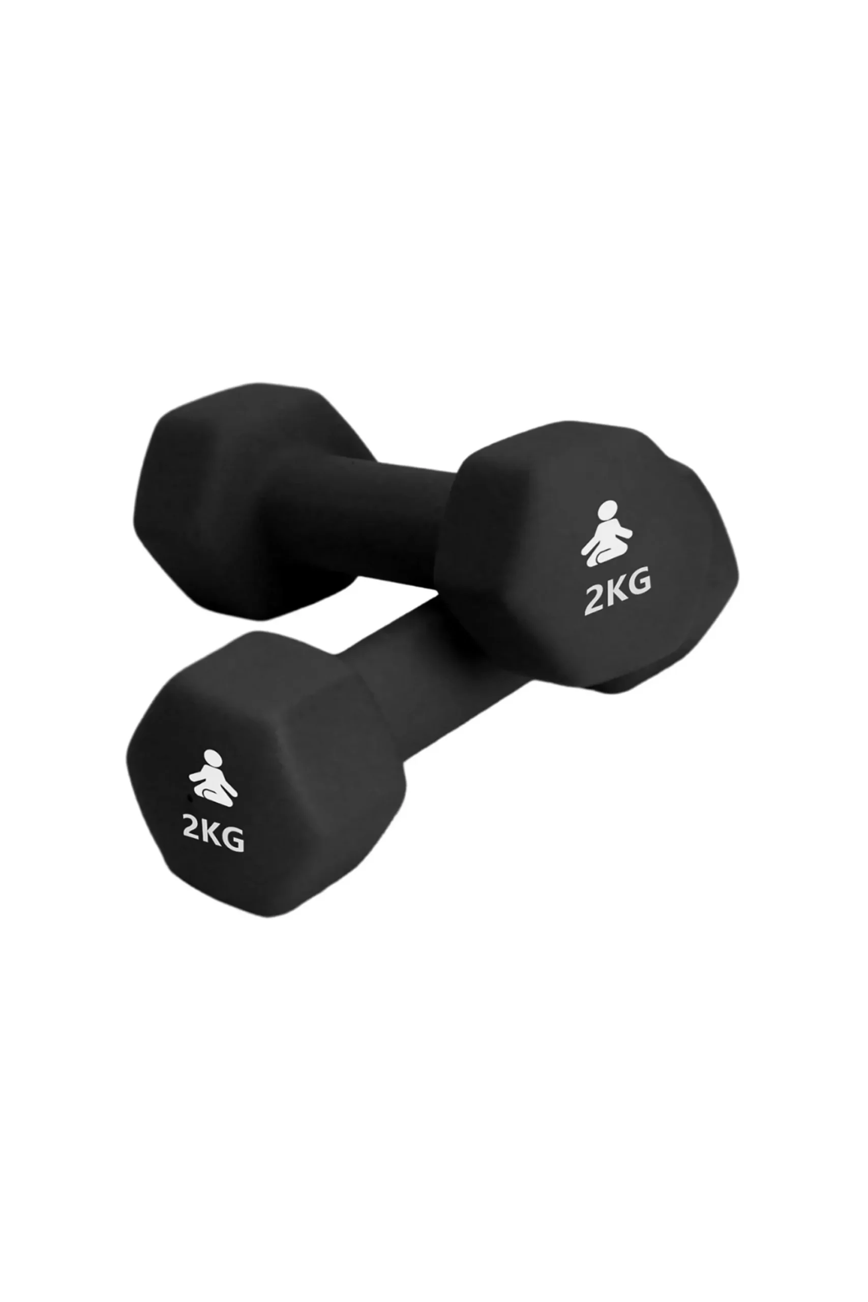 Par De Mancuernas Fitpaddy 2kg Con Forma Antirodadura