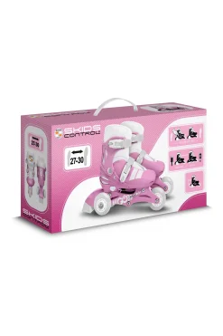 Patines De 3 Ruedas Niños Skids Control Talla 27-30