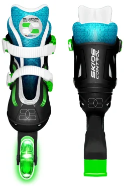 Patines En Linea Niños Stamp Talla 30-33 Ruedas Con Luz