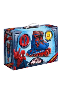 Patines En Linea 4 Ruedas Spiderman Tamaño 30-33