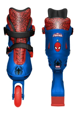 Patines En Linea 4 Ruedas Spiderman Tamaño 30-33
