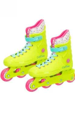 Patines En Línea Amarillo Neón Cb Riders