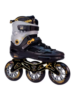 Patines En Línea Krf Frs Angel 3 Ruedas De 110 Negro
