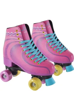 Patín Bota Decorado Rosa (talla 36-37)