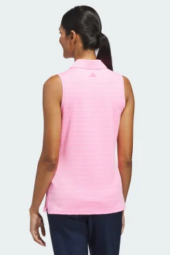 Polo De Jacquard Sin Mangas Ultimate365 adidas
