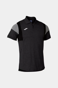 Polo Manga Corta Joma Confort III Gris Melange