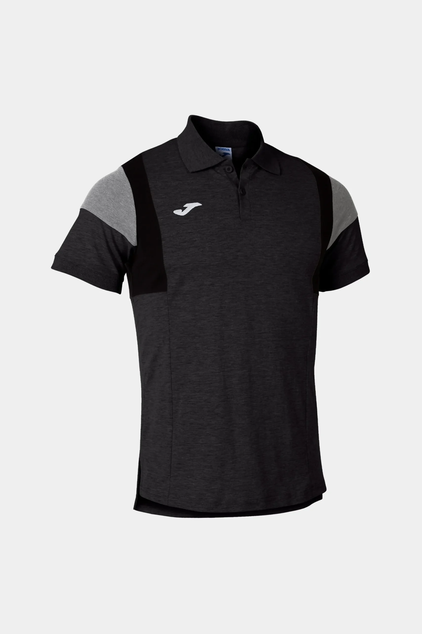Polo Manga Corta Joma Confort III Gris Melange