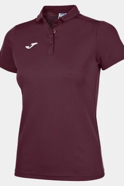 Polo Manga Corta Joma Hobby Burdeos