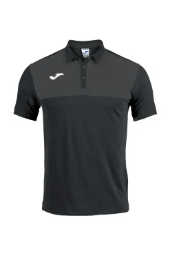 Polo Manga Corta Joma Winner Negro Antracita