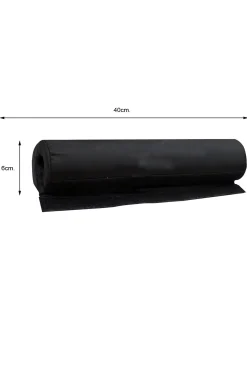 Protector Barra De Pesas Acolchado 40 CM Barras 28 MM Negro