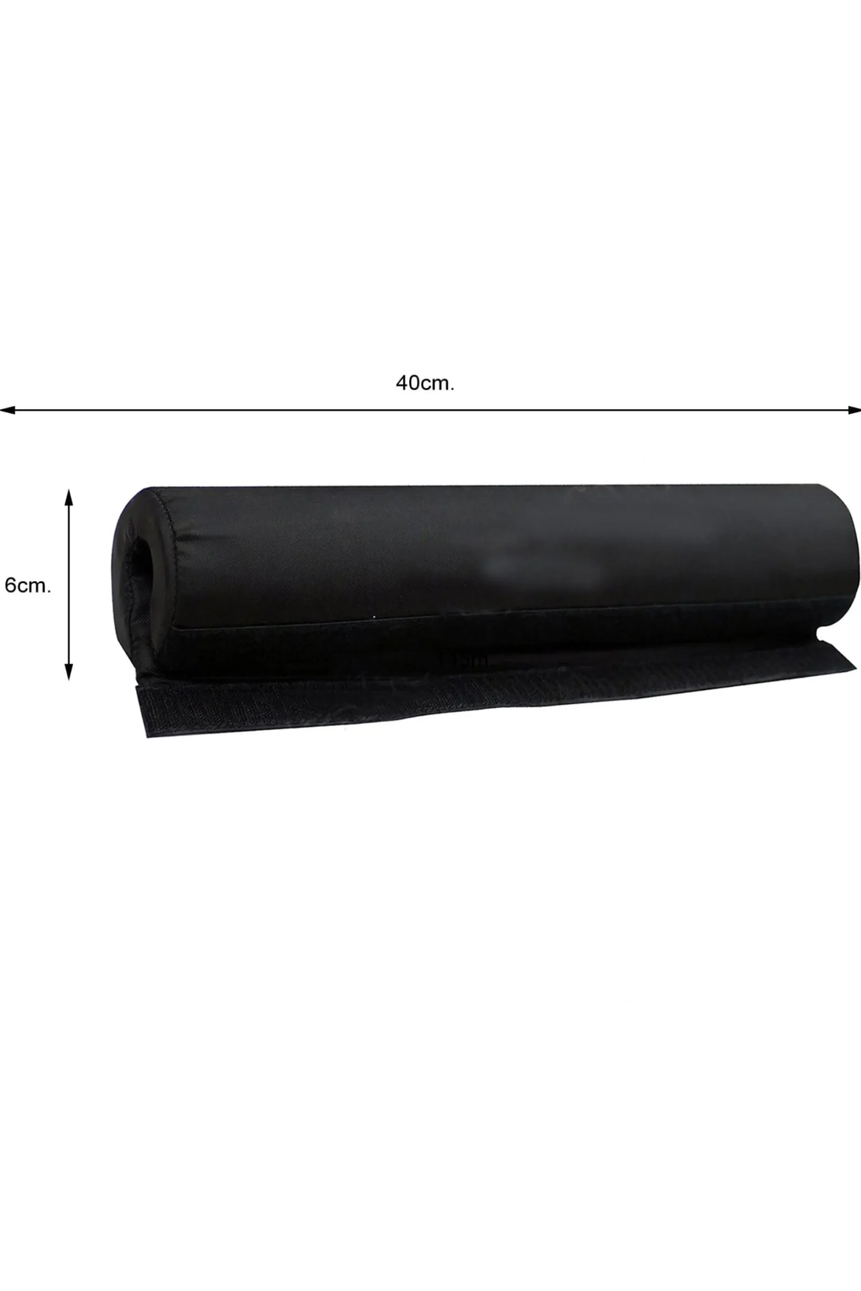 Protector Barra De Pesas Acolchado 40 CM Barras 28 MM Negro