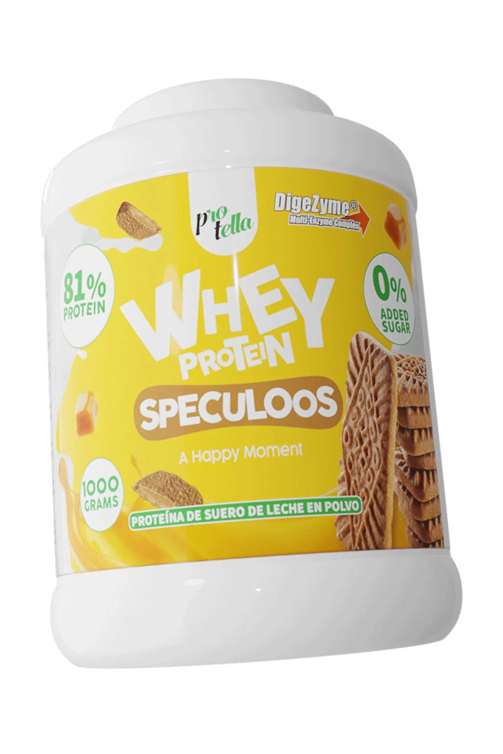 Proteina Sabor Galleta - Protella Whey Protein Speculoos 1kg