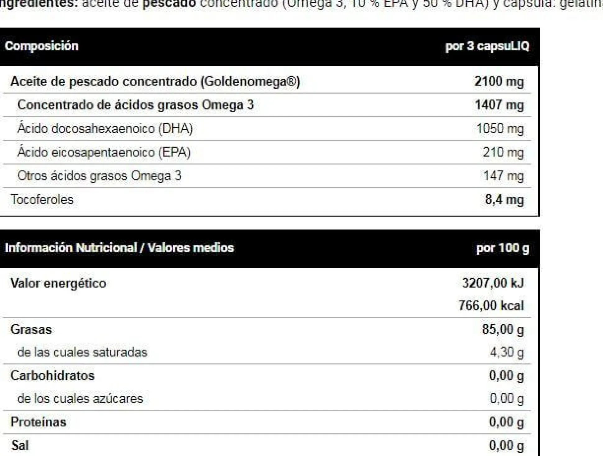 Pure Dha - 60 Cápsulas Líquidas De Vitobest