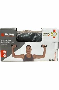 Pure2improve Juego De Mancuernas De Neopreno 2x1 Kg