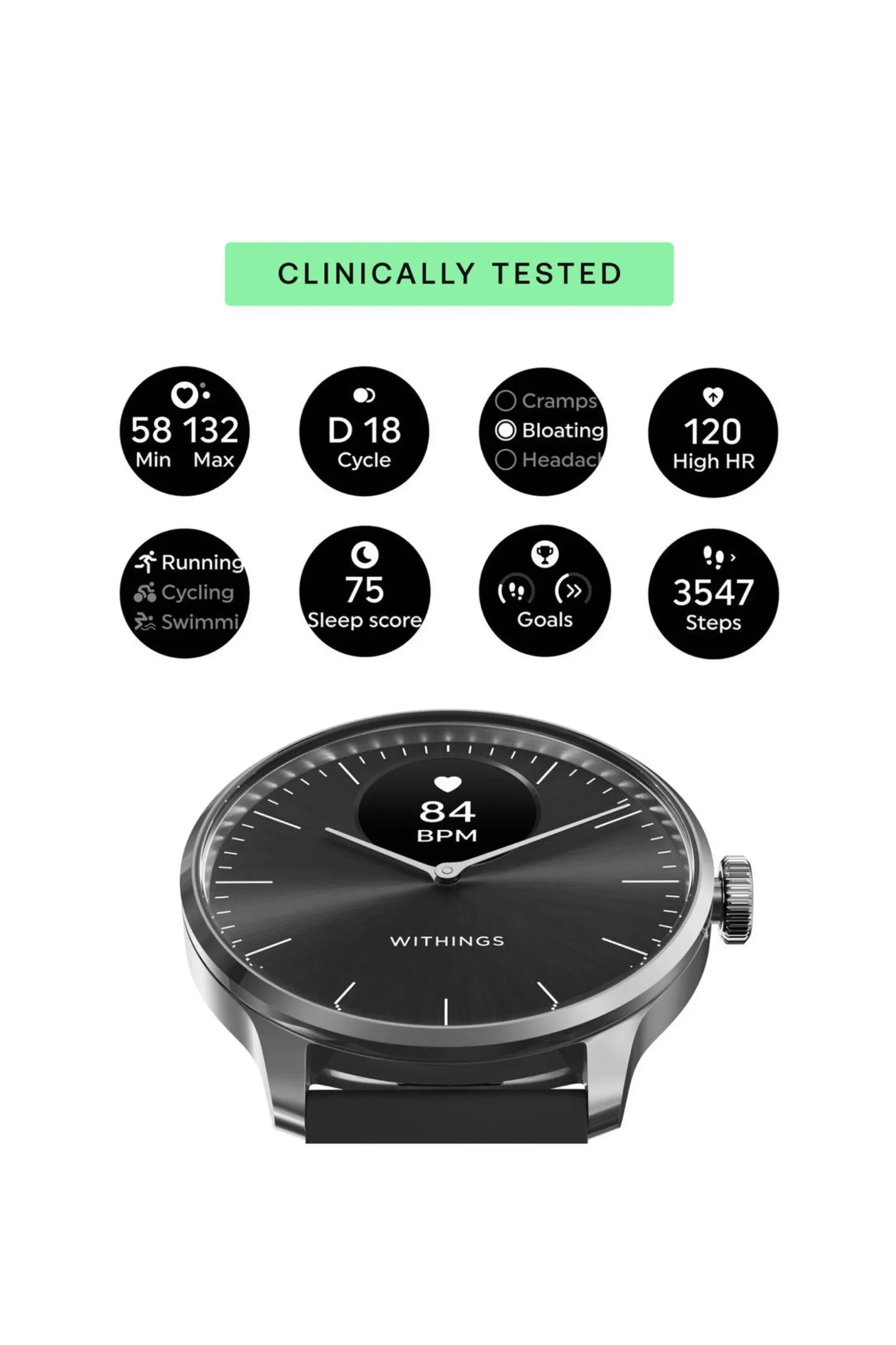 Relógio Withings Scanwatch Light 37mm