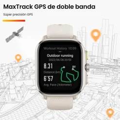 Reloj Amazfit Cheetah Square Blanco 1,75"