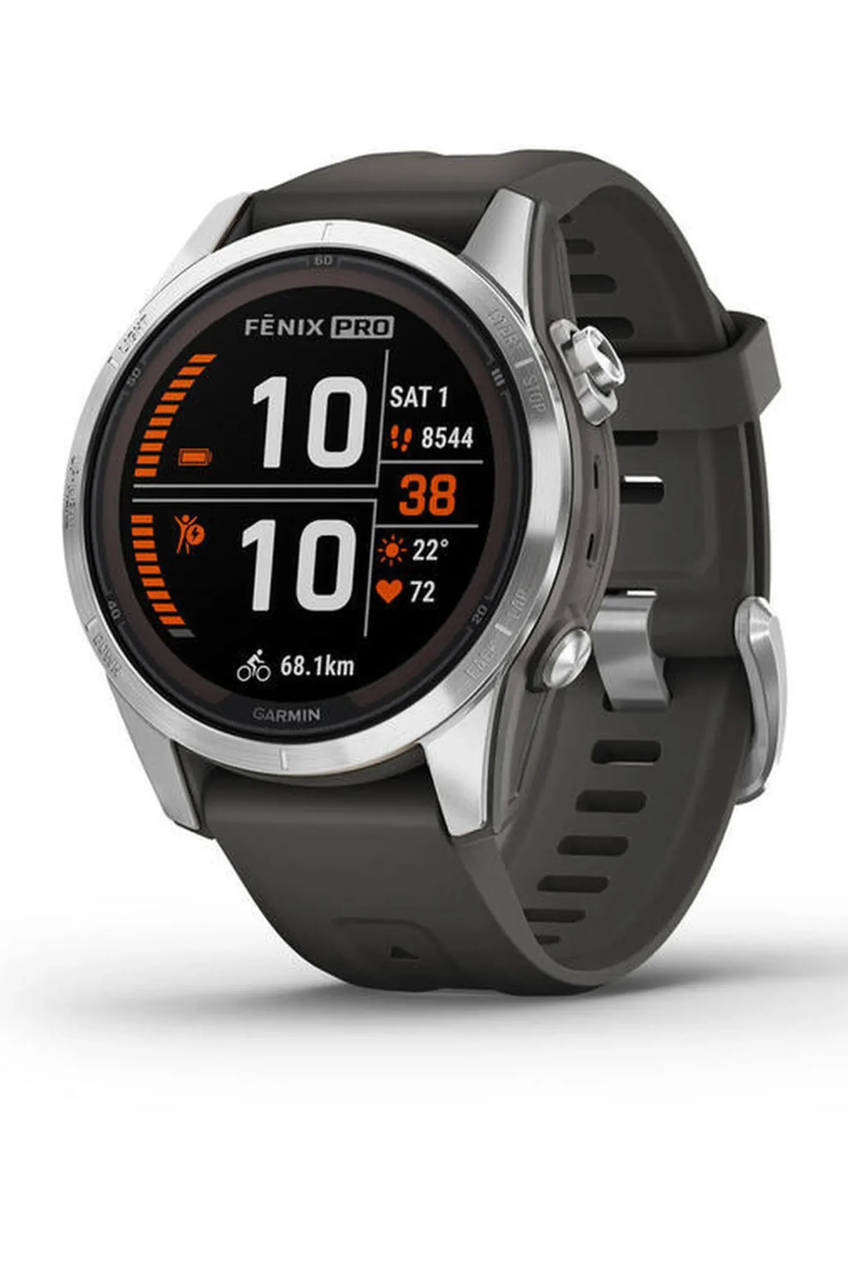 Reloj Garmin Fenix 7s Pro Solar Edition 42 MM Plateado