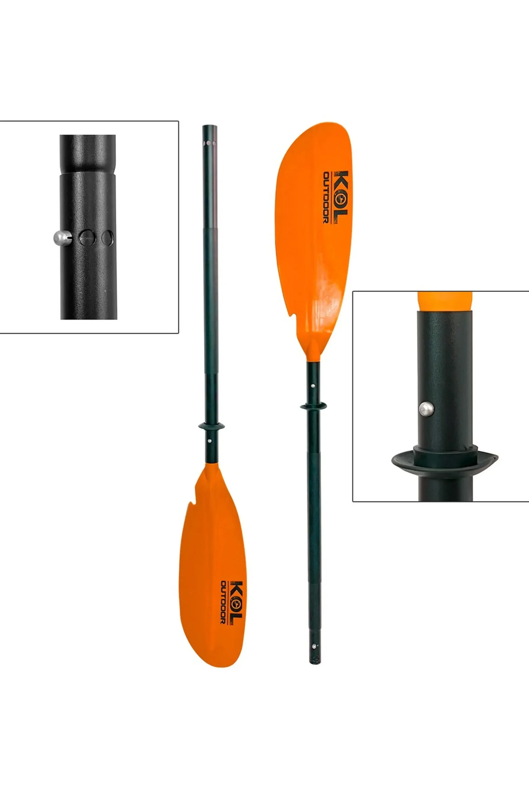 Remo De Aluminio 4 Piezas Kol Outdoor Para Kayak.