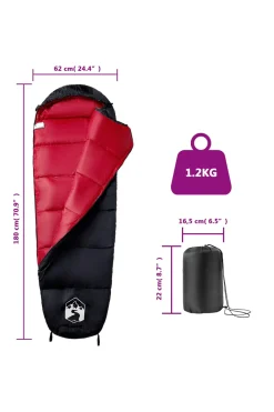 Saco De Dormir De Tipo Momia Vidaxl Poliéster 190t