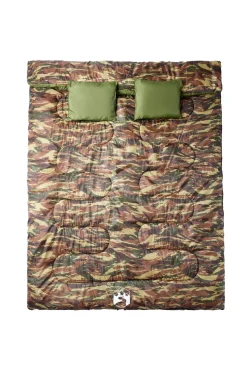 Saco De Dormir Doble Vidaxl Con 2 Almohadas