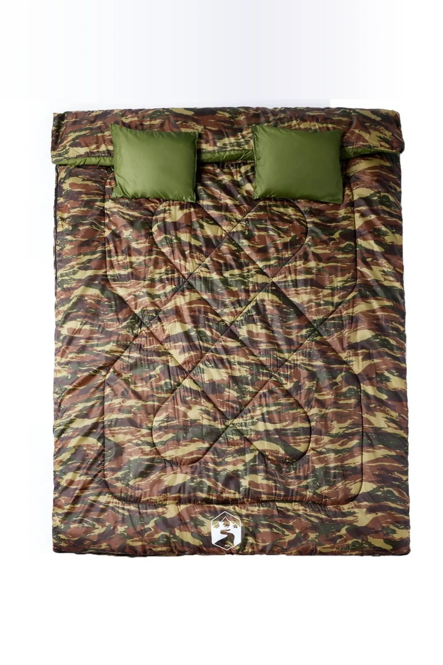 Saco De Dormir Doble Vidaxl Con Almohadas