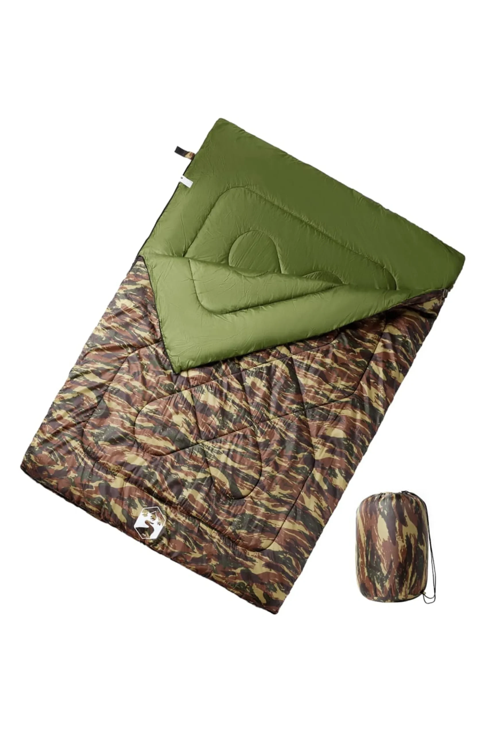 Saco De Dormir Doble Vidaxl Con Almohadas
