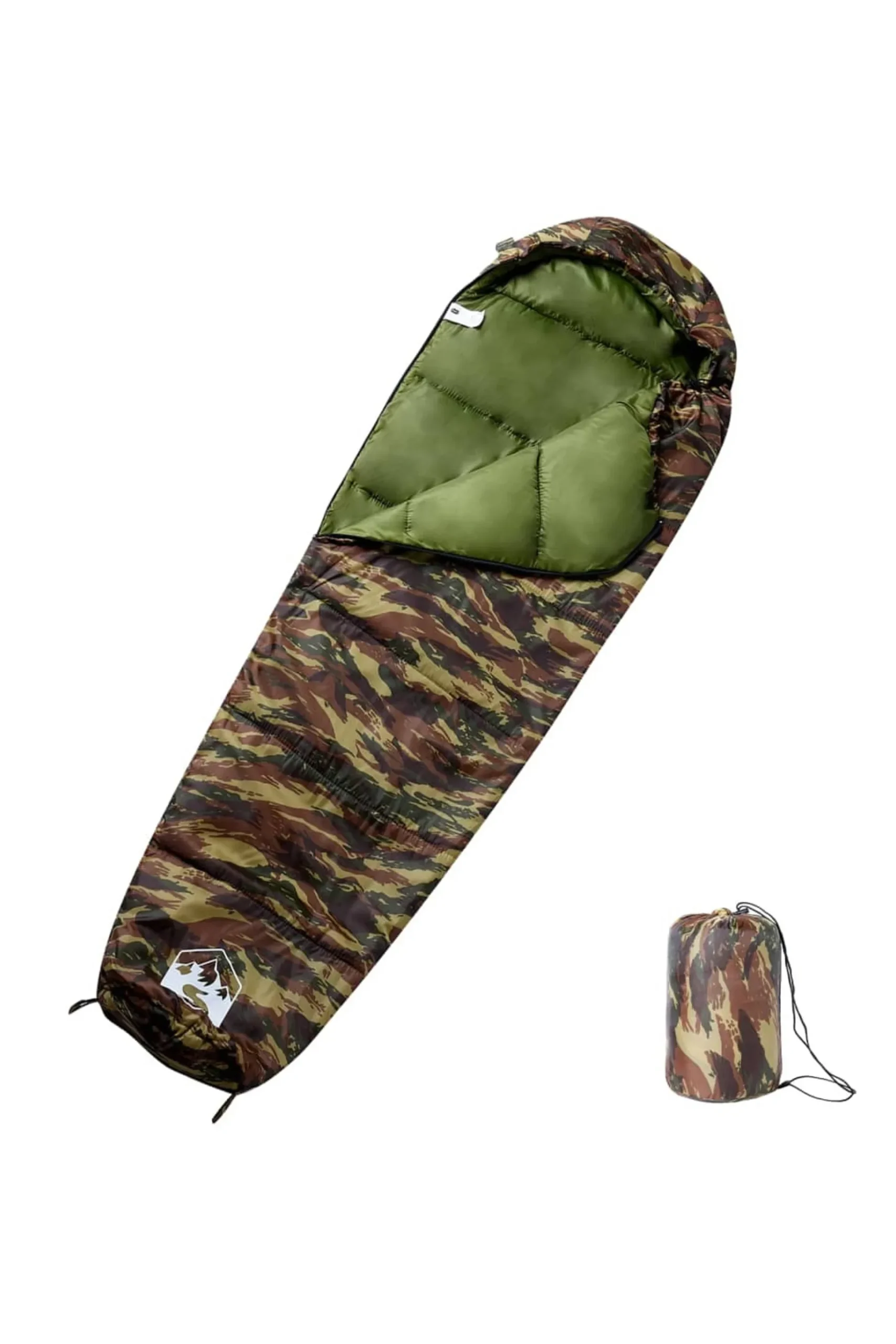 Saco De Dormir Tipo Momia De Camping Vidaxl Para Adultos 222 X 74 CM
