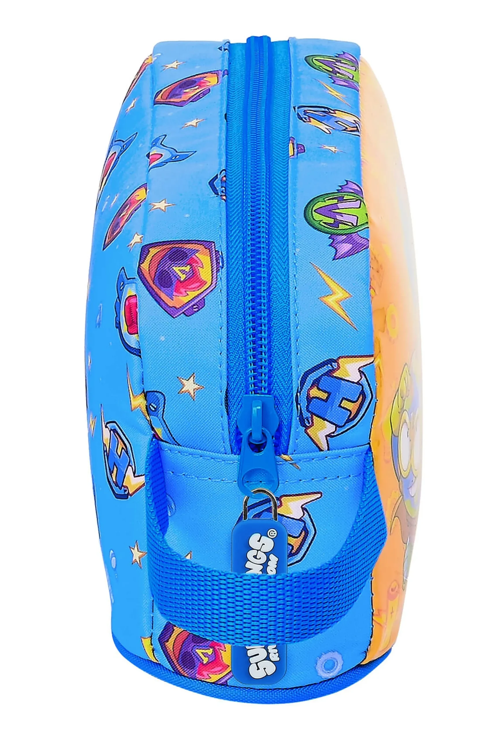 Safta Porta Desayunos Termo Térmica De Superthings Serie 7, 215x65x120 Mm, Azul/multicolor (M859)