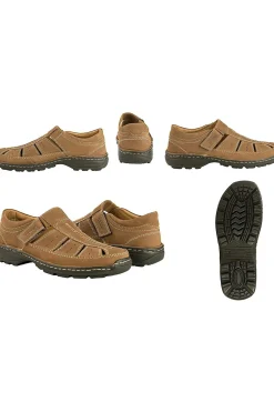 Sandalias Hombre Deportivas Zerimar De Piel Para Verano