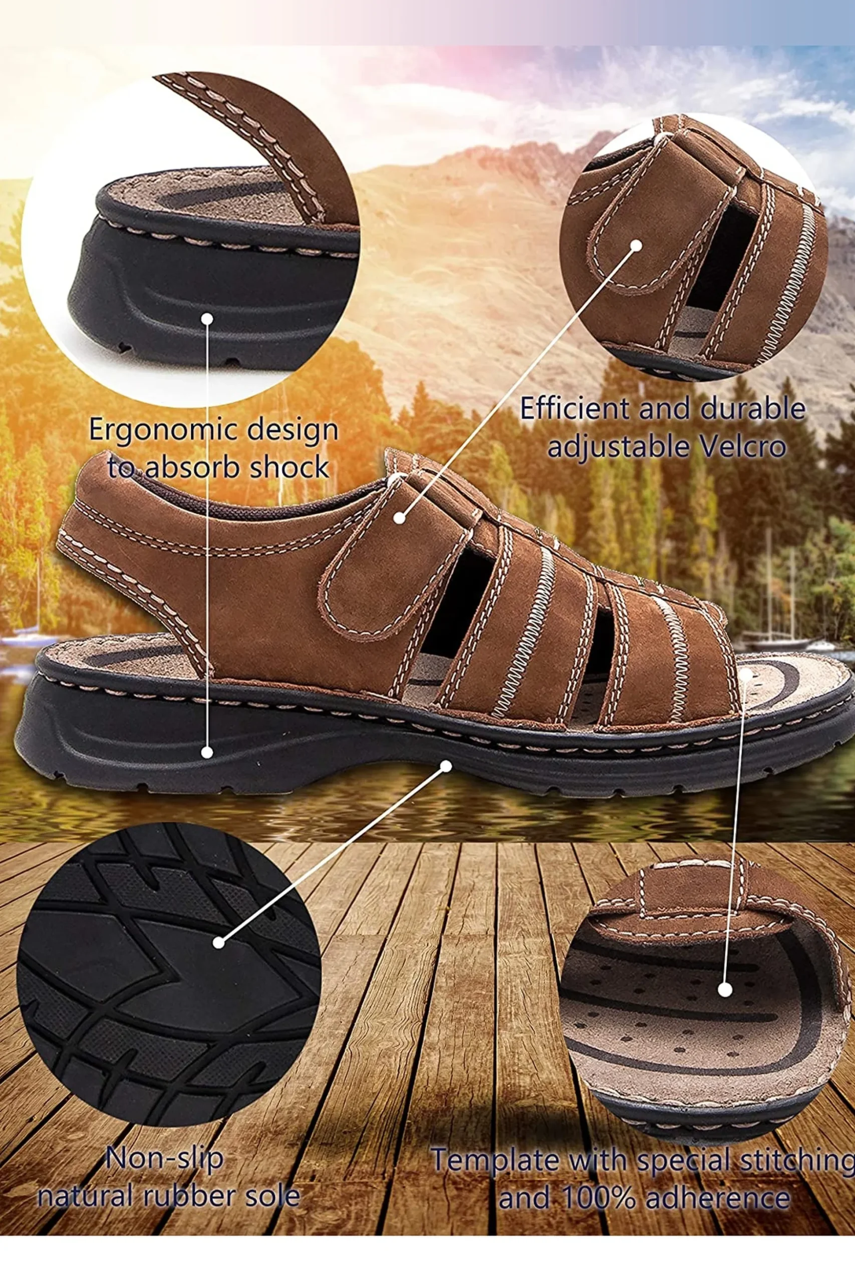 Sandalias Zerimar De Trekking Despuntada