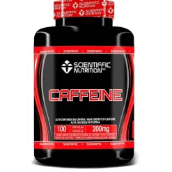 Scientiffic Nutrition Caffeine 200 Suplemento Energético A Base De Cafeína 100 Cápsulas