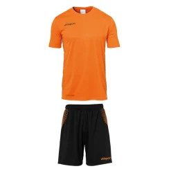 Score Kit Ss Naranja Fluor/negro Uhlsport