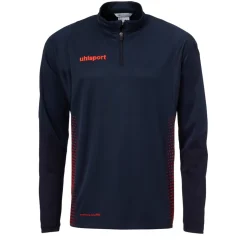 Score 1/4 Zip Top Marine/fluo Rot Uhlsport