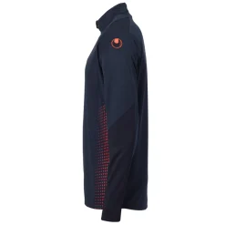Score 1/4 Zip Top Marine/fluo Rot Uhlsport