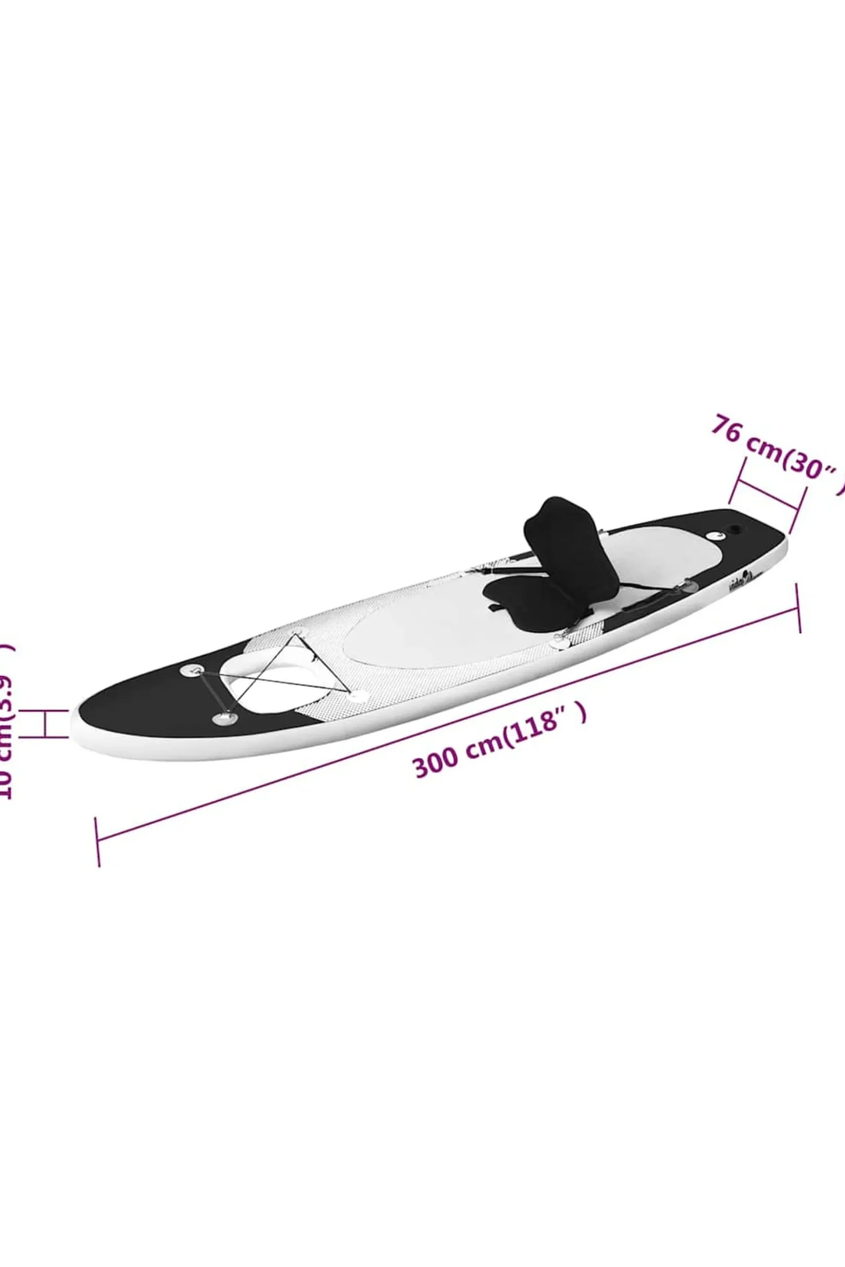 Set De Tabla De Paddle Surf Hinchable Vidaxl 300x76x10 CM