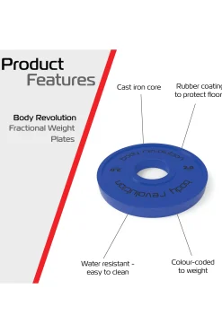 Set Discos De Parachoques Fraccionados Body Revolution De 2 X 2 Kg